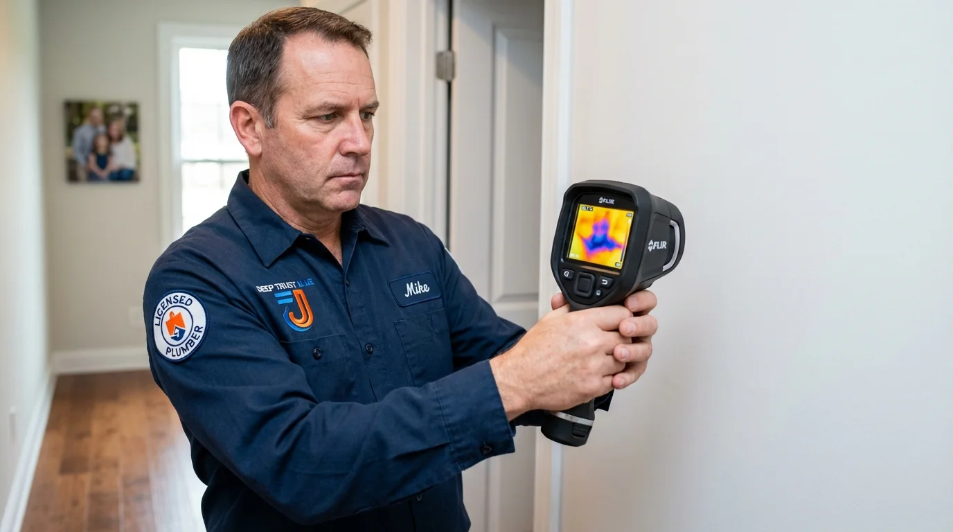 Thermal imaging leak detection by Johns Plumbing LLC in Valdez
